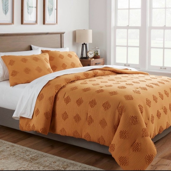 Threshold Other - Threshold Orange Quilted Bedding Set